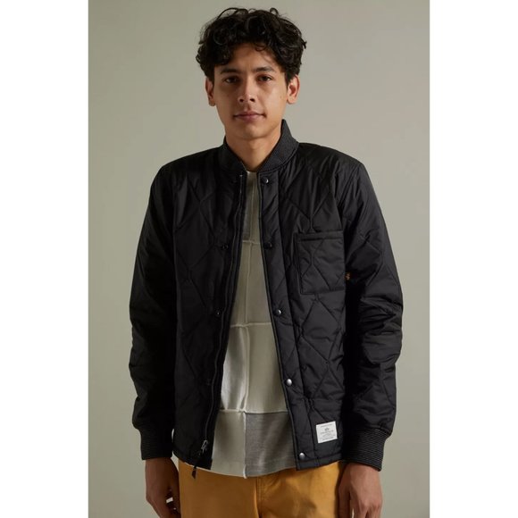 Alpha Industries Quilted Utility Jacket Size Large